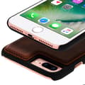 Miniatyrbild 6 av 6: Coque iPhone 8+, 7+, 6+, 6S+ Hårdskydd Äkta Läder Akashi Brun