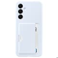 Miniatyrbild 1 av 5: Coque för Samsung A16 Kortfack Silikon Soft touch Original Samsung Ljusblå
