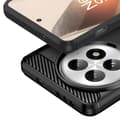Miniatyrbild 3 av 5: Coque för OnePlus 13 Silikon Design Kolfiber Borstad Svart