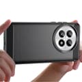 Miniatyrbild 4 av 5: Coque för OnePlus 13 Silikon Design Kolfiber Borstad Svart