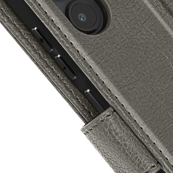Fodral för iPhone XR Plånbok och Videostöd Grå