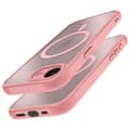 Miniatyrbild 2 av 5: Coque MagSafe för iPhone 16e Matt Frostad Baksidan Rosa Puderkant