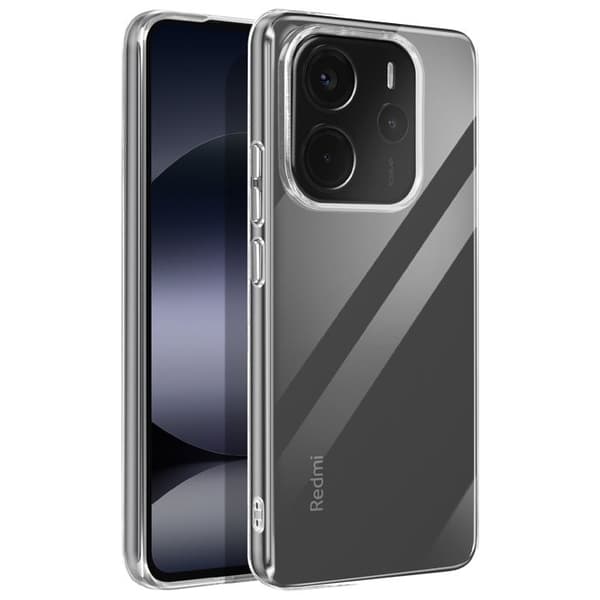 Coque för Xiaomi Redmi Note 14 4G Silikon Mjuk Mayaxess Transparent