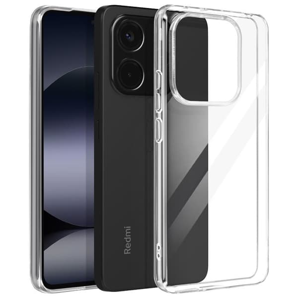 Coque för Xiaomi Redmi Note 14 4G Silikon Mjuk Mayaxess Transparent