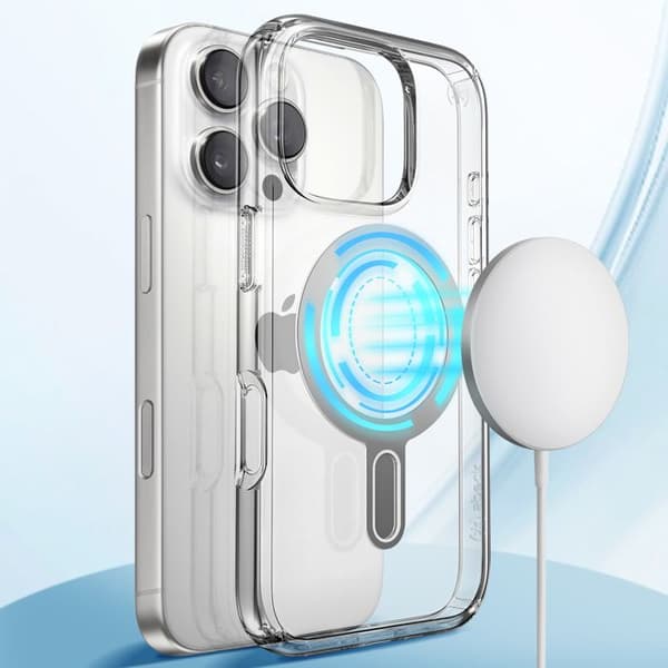 Coque MagSafe för iPhone 16 Pro Max Anti-fall Presidio Perfect-Clear Speck Transparent