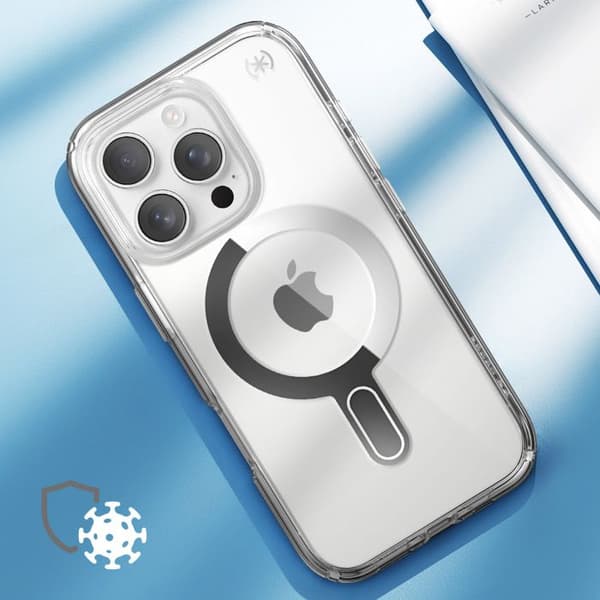 Coque MagSafe för iPhone 16 Pro Max Anti-fall Presidio Perfect-Clear Speck Transparent