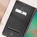 Miniatyrbild 3 av 5: Étui för Samsung Galaxy A26 Satin Effekt Kortfäste Videostöd Dux Ducis Svart