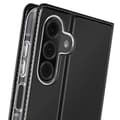Miniatyrbild 4 av 5: Étui för Samsung Galaxy A26 Satin Effekt Kortfäste Videostöd Dux Ducis Svart