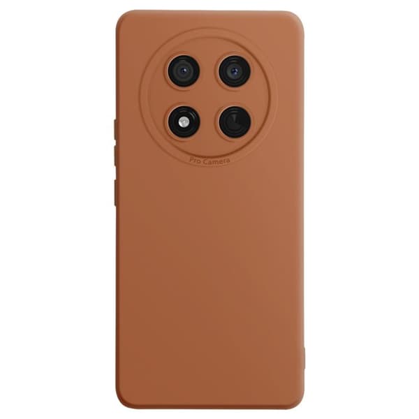 Fodral för Honor Magic 7 Lite Slen Silikon Kamera Blockerad Skyddad Brunt