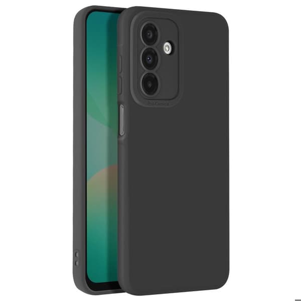 Coque för Samsung Galaxy A26 Silikon Slät Kamera Blockerad Skyddad Svart