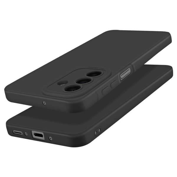 Coque för Samsung Galaxy A26 Silikon Slät Kamera Blockerad Skyddad Svart