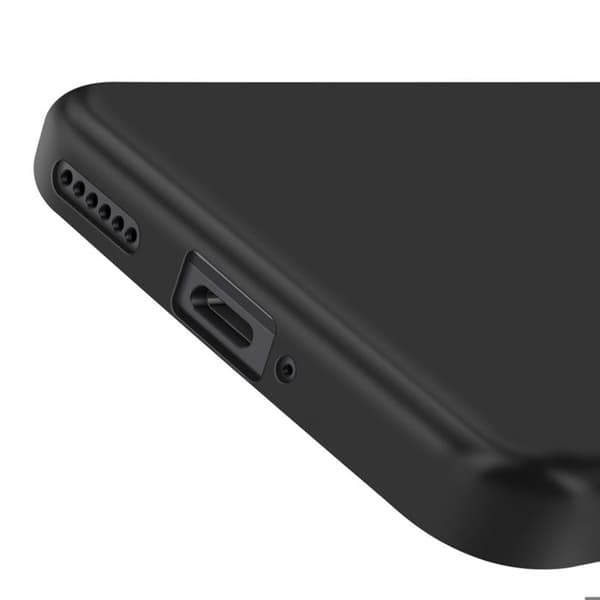 Coque för Honor Magic 7 Pro Silikon Mjuk Tunn Beläggning Mayaxess Svart
