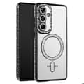 Miniatyrbild 2 av 5: Coque Diamant för Samsung Galaxy A36 MagSafe Contour Strass Svart