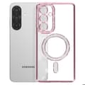 Miniatyrbild 5 av 5: Coque Diamant för Samsung Galaxy A26 MagSafe Contour Strass Rosa