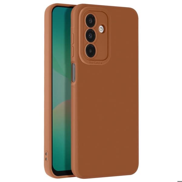 Siliconefodral för Samsung Galaxy A26, Sleek, Skydd för Kamerablocket, Brun