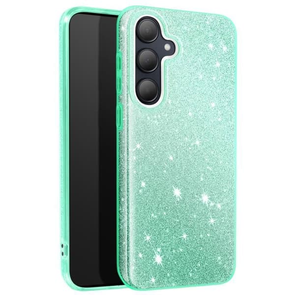 Coque Paillette för Samsung Galaxy A35 Silikon Ultra tunn Grön