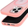 Miniatyrbild 2 av 4: Coque MagSafe för iPhone 12 Pro och 12 Matt Frostad Baksida Rosa Kant