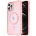 Miniatyrbild 1 av 4: Coque MagSafe för iPhone 12 Pro och 12 Matt Frostad Baksida Rosa Kant