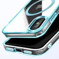 Miniatyrbild 2 av 4: Coque MagSafe för iPhone XS och X Bakparti Glas Färg Blå