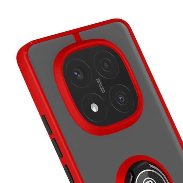 Skyddsfodral för Xiaomi Redmi Note 14 Pro 5G / 4G och Note 14 Pro Plus Röd Ring