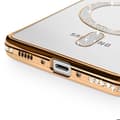 Miniatyrbild 3 av 5: Coque Diamant för Samsung Galaxy A36 MagSafe Kontur Strass Guld
