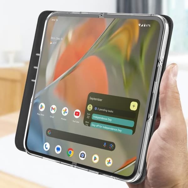 Fodral för Google Pixel 9 Pro Fold Plånbok Anti-RFID Abeel Svart