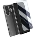 Miniatyrbild 1 av 4: Coque för Xiaomi Redmi 13 Flexibel med Härdat Glas 9H Transparent