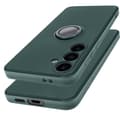 Miniatyrbild 2 av 4: Coque för Samsung Galaxy S24 FE Ring Stöd Silikon Flexibel Grön