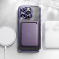 Miniatyrbild 3 av 4: Coque MagSafe för iPhone 16 Pro Silikon Kontur Krom Lila