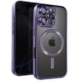 Miniatyrbild 2 av 4: Coque MagSafe för iPhone 16 Pro Silikon Kontur Krom Lila
