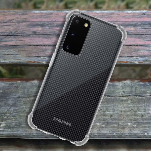 Coque - Akashi - Galaxy S20 - Flexibel - Stötsäker - Transparent Vit