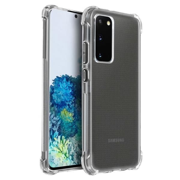 Coque - Akashi - Galaxy S20 - Flexibel - Stötsäker - Transparent Vit