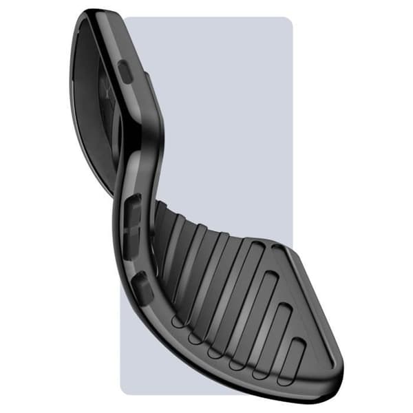 Coque för Samsung Galaxy S24 FE Design Strié Antidérapant Svart