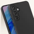 Miniatyrbild 4 av 4: Silicone Soft Matte Black Case for Samsung Galaxy S25