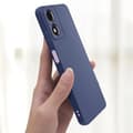 Miniatyrbild 3 av 4: Coque för Motorola Moto E14 Mjuk Matta Mörknatten Blå