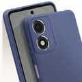 Miniatyrbild 4 av 4: Coque för Motorola Moto E14 Mjuk Matta Mörknatten Blå