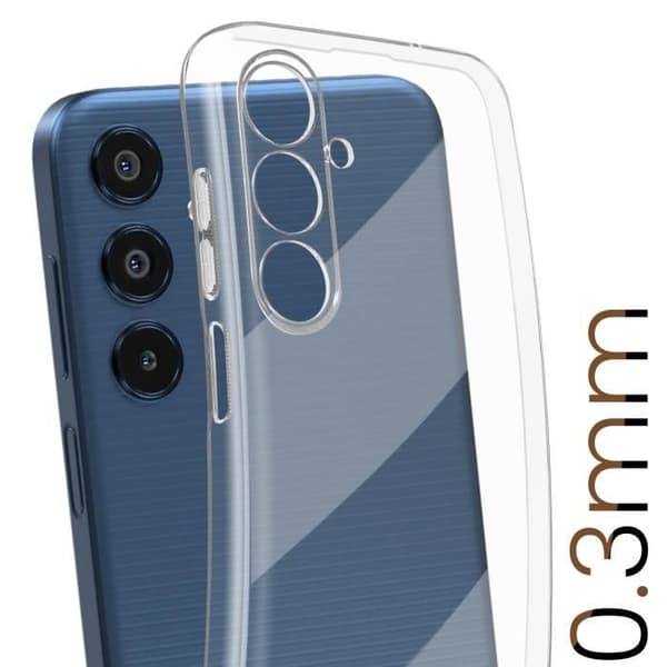 Coque fin för Samsung Galaxy M35 Tjocklek 0.3mm Fuktavvisande Transparent