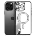 Miniatyrbild 2 av 4: Coque Diamant för iPhone 16 Pro MagSafe-skydd Kontur Strass Svart