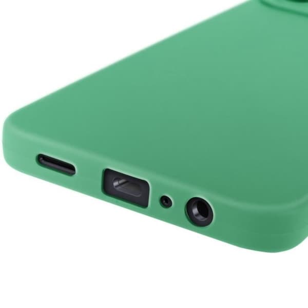 Coque för Samsung Galaxy A06 Silikon Matt Kamerablok Skyddad Grön