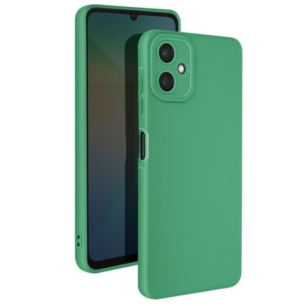 Coque för Samsung Galaxy A06 Silikon Matt Kamerablok Skyddad Grön