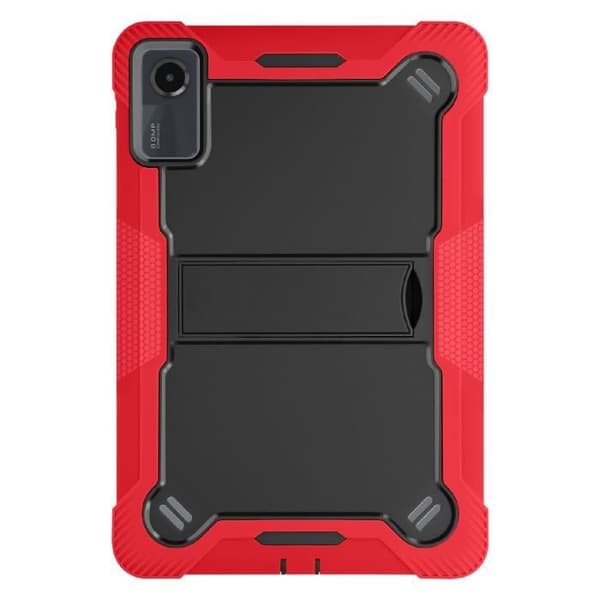 Stötsäker skal för Xiaomi Redmi Pad SE med ställ svart / röd