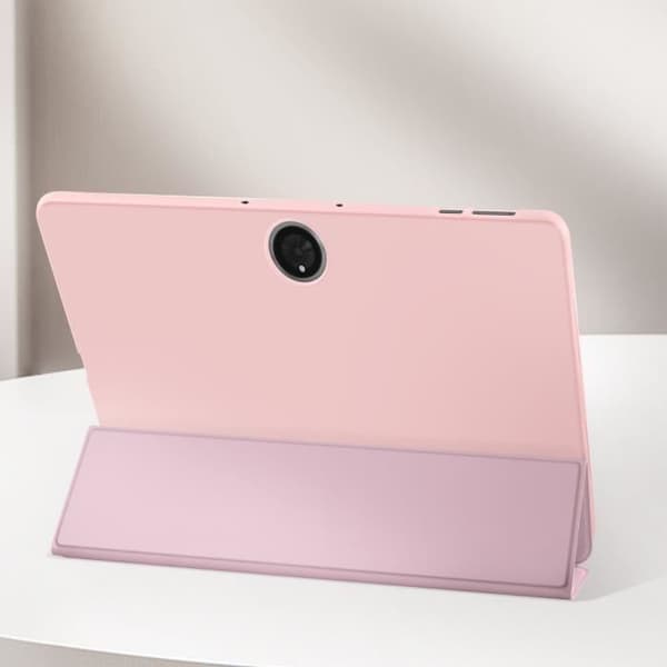 Fodral för Oneplus Pad 2 Klappbart Videostöd Rosé Champagne