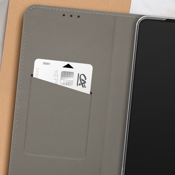 Fodral för Motorola Moto G55 Klfett Kortfack och Videostöd Blå Natt