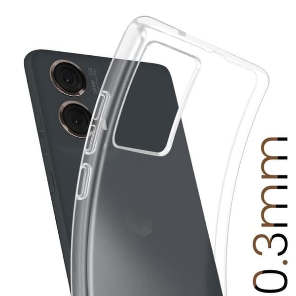 Coque Fine för Motorola Moto G85 Tjocklek 0.3mm Vattentålig Transparent