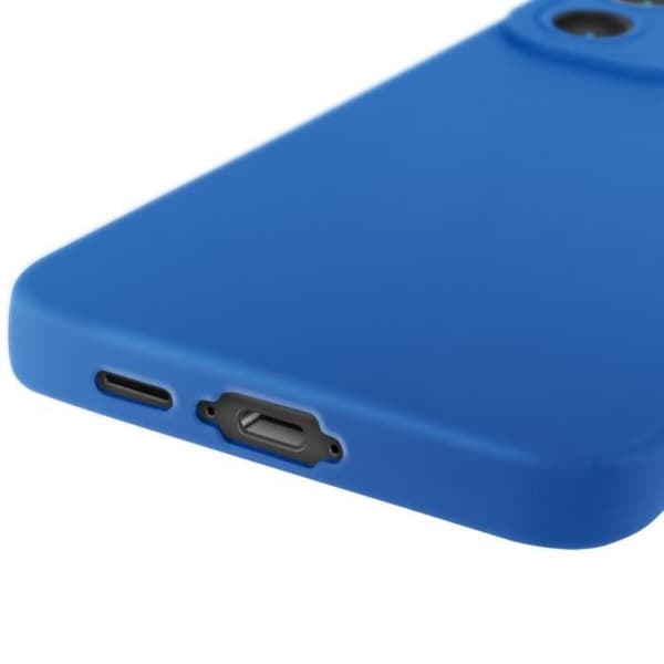 Coque för Samsung Galaxy S24 FE Silikon Matt Kamera Skyddad Blå