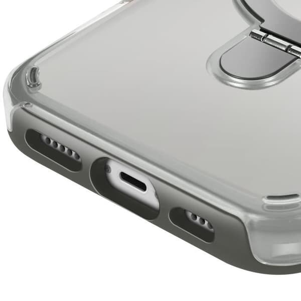 MagSafe-skal för iPhone 12 Pro och 12 Stöttålig med Fällbart Stöd Svart