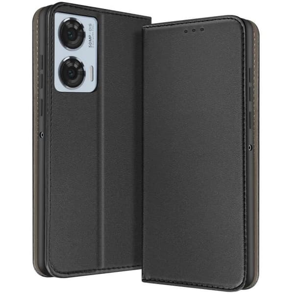 Ärende för Motorola Edge 50 Fusion Med magnetisk lock och kreditkortshållare svart