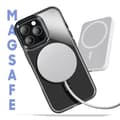 Miniatyrbild 3 av 4: Coque MagSafe för iPhone 16 Pro Bakre Kristallfärg Svart