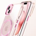 Miniatyrbild 4 av 4: Coque MagSafe för iPhone 15 Bakre Kristall Färg Rosé Champagne