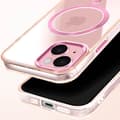 Miniatyrbild 2 av 4: Coque MagSafe för iPhone 15 Bakre Kristall Färg Rosé Champagne